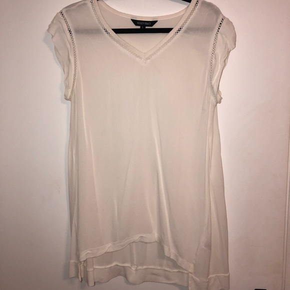 White Short sleeve loose shirt - Picture 1 of 1
